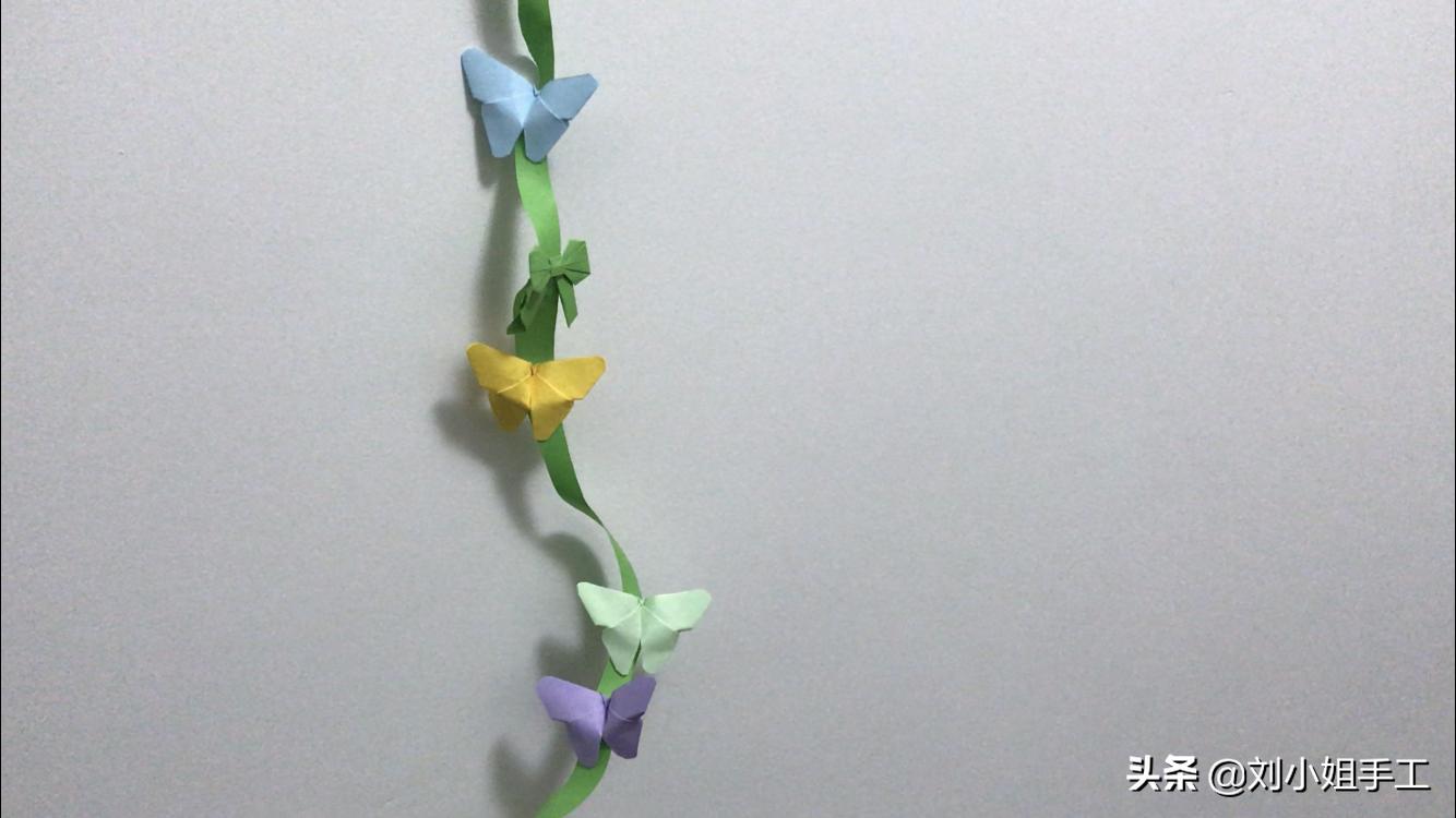 简单的蝴蝶折纸戒指,会飞蝴蝶简单折纸