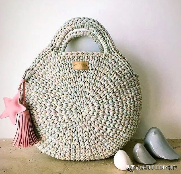 各种圆包包的钩织教程,多种漂亮包包的钩织图解