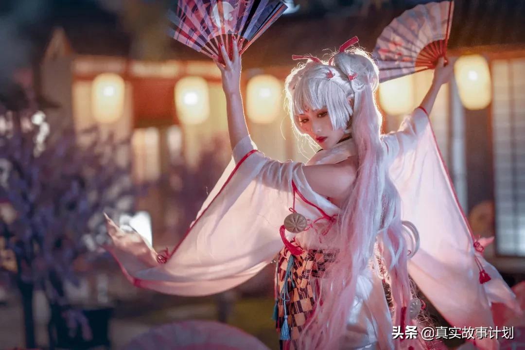 阴阳师cos桃花妖,cos阴阳师女性角色