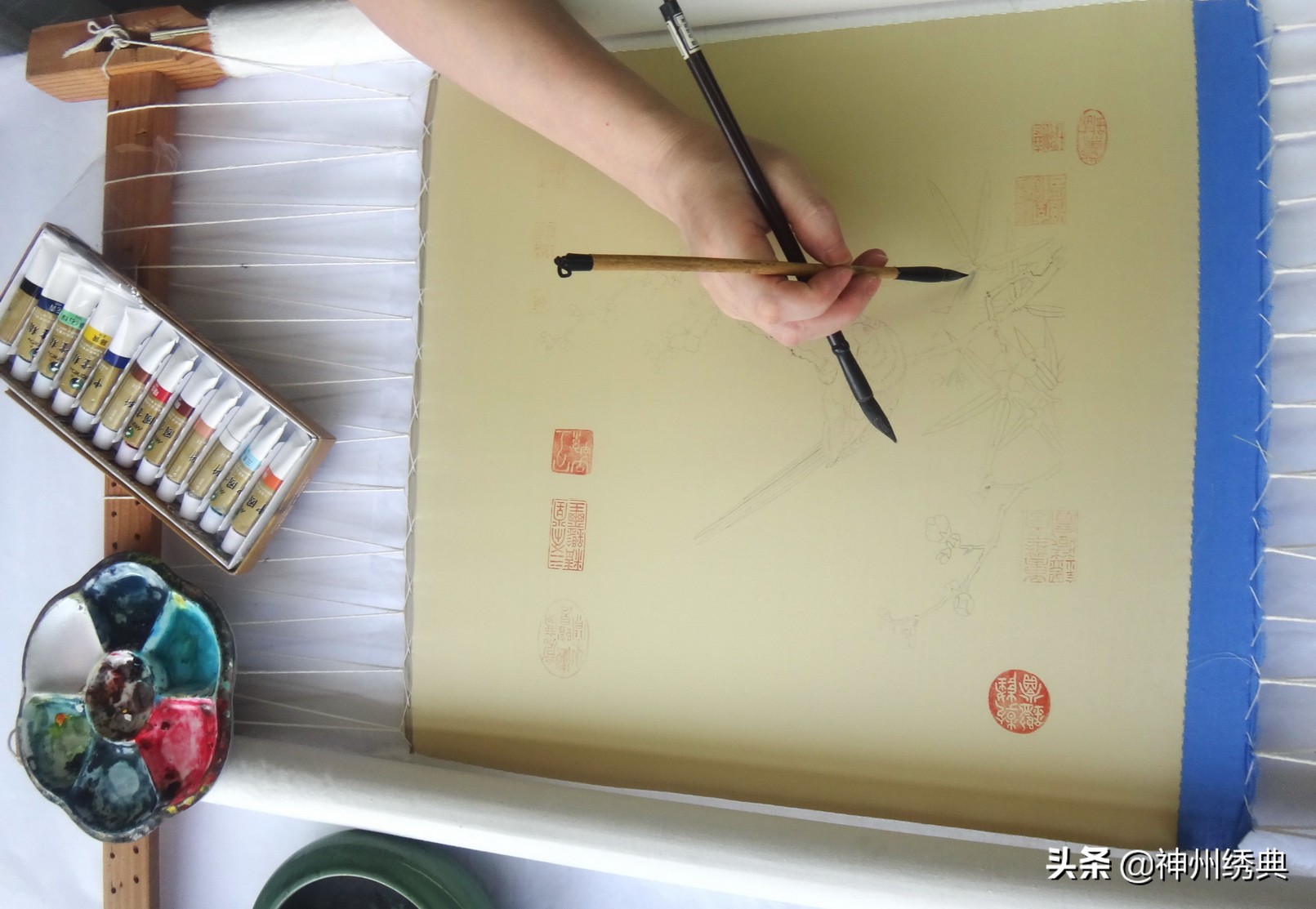 初学刺绣的十种基本针法,刺绣基础绣法