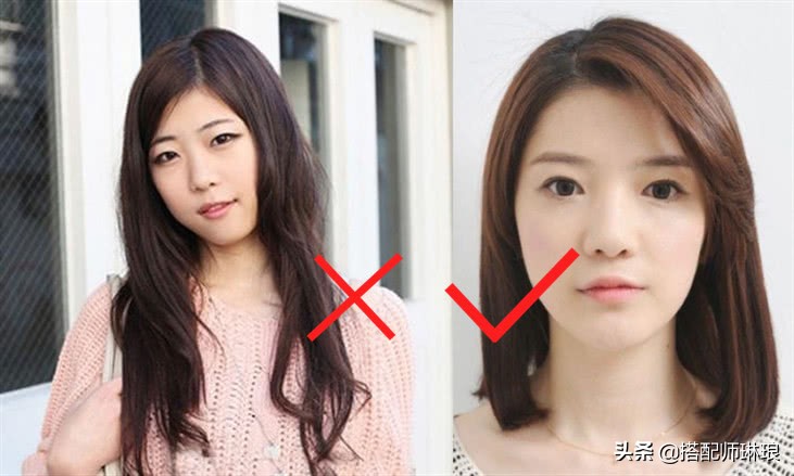 小眼睛脸大圆脸适合什么发型,大圆脸适合什么发型学生党