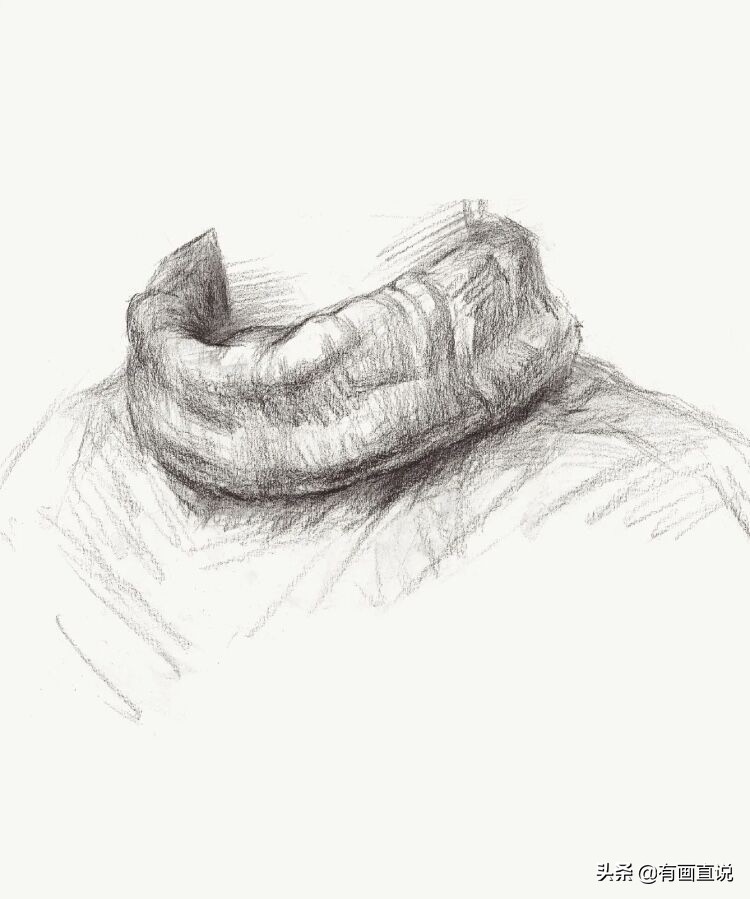 素描绘画中你容易忽略的细节，衬布和衣服的刻画，分享课程素材