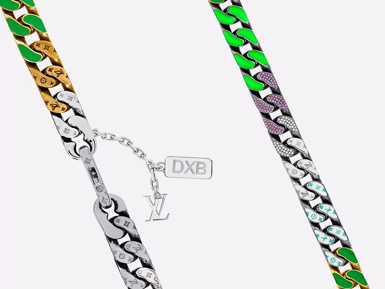 氧化后的古巴项链,路易威登古巴项链掉色如何处理