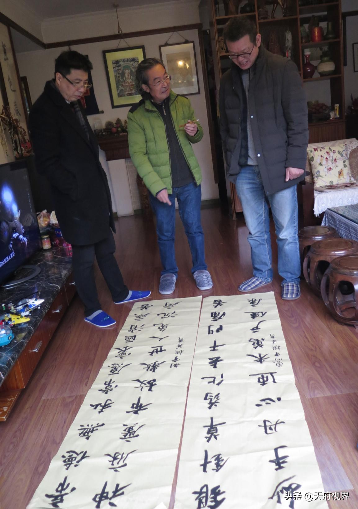 健身、习字、治印、绘画、喝酒古稀书画家潘锡仁的5大爱好