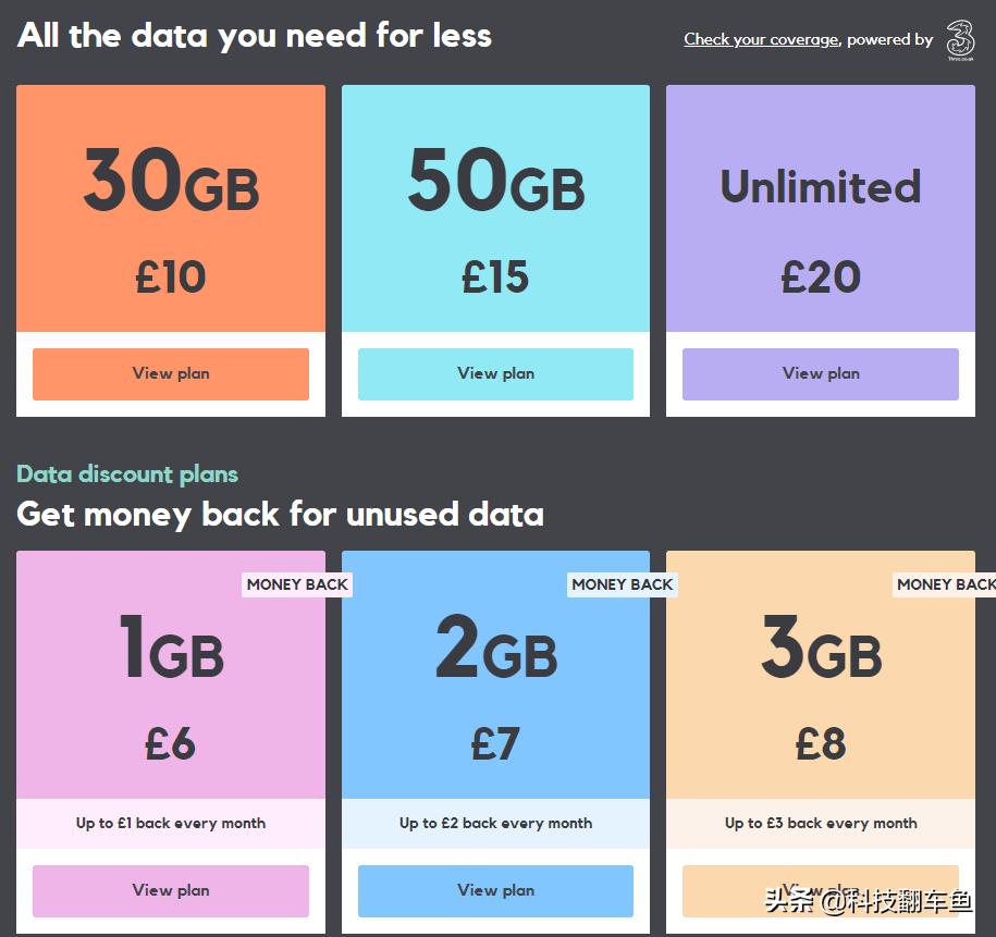 10镑30G流量，多数英国留学生不知道的虚拟电信运营商
