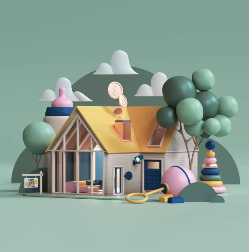 动的C4D插画！全套C4D角色建模动画教程，加薪利器！