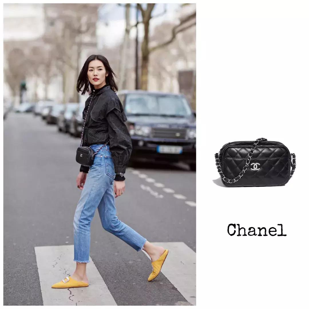 大表姐刘雯和香奈儿,大表姐刘雯的包