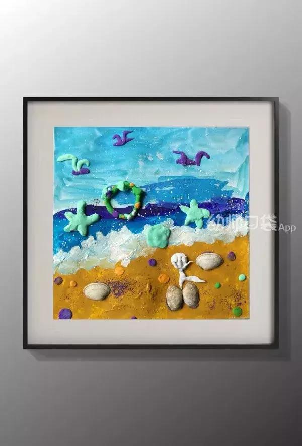 超轻粘土手工作品创意画汽车,航空航天手工超轻粘土创意作品