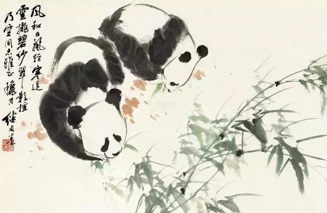 中国的国宝熊猫谁最可爱,国宝级写意熊猫