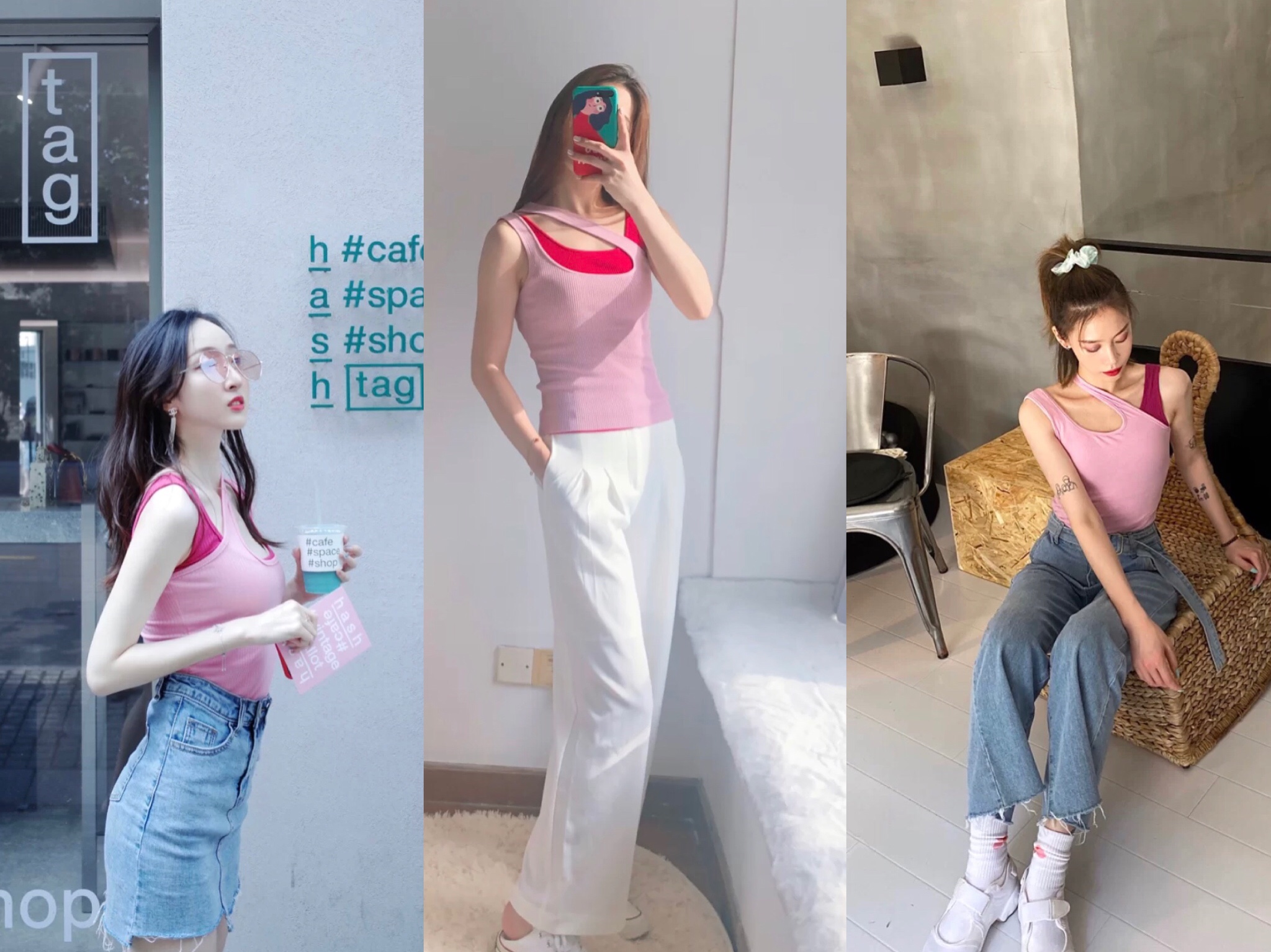 背心另类穿法,镂空背心搭配怎么变外搭