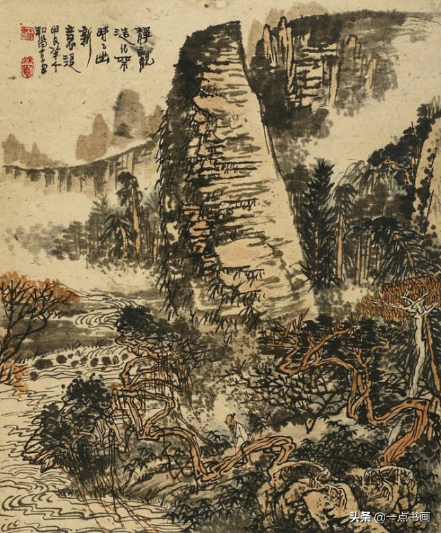 国画写意花鸟树木图片,国画常见吉祥植物图解之十二