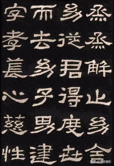 隶书礼器碑入门36个基本笔画,隶书礼器碑二十八个基本笔画