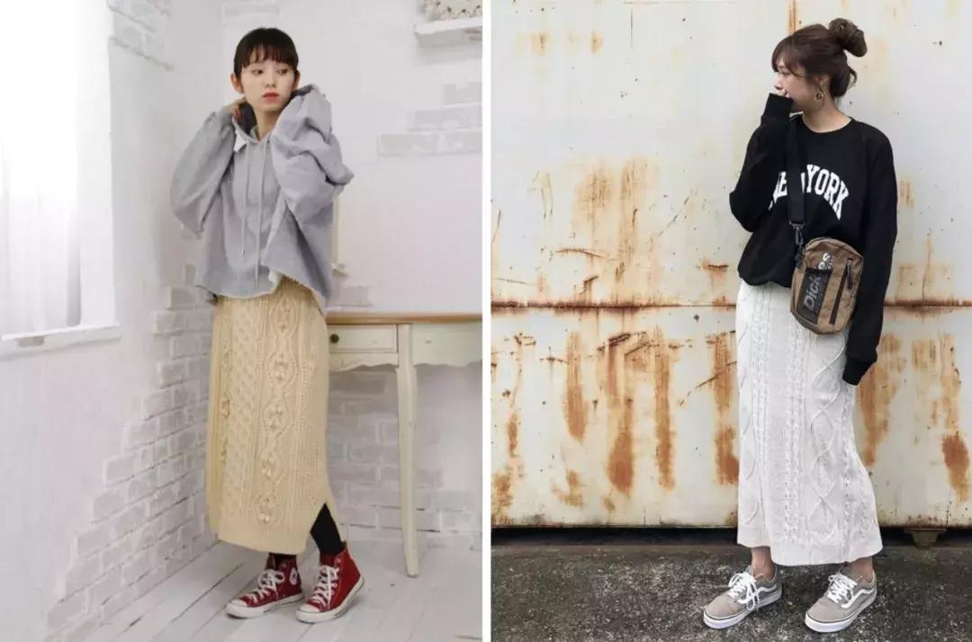 今年第一条裙子,这条裙子保暖又气质