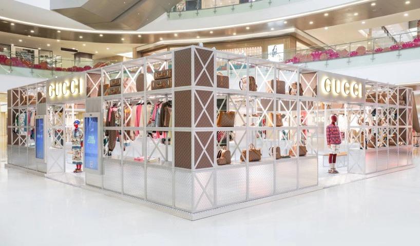 gucci古驰2020时装周,guccipin限时店