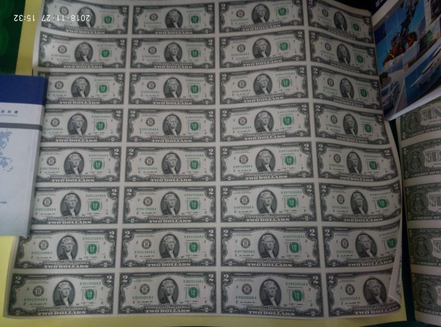 美金连体钞图片大全,美金连体钞推荐