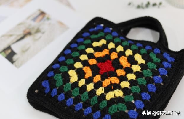 韩国钩针包包图解,韩国钩针教程