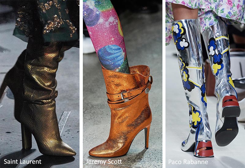 复古风女鞋爆款2022新款中靴,2022年流行的女鞋靴子