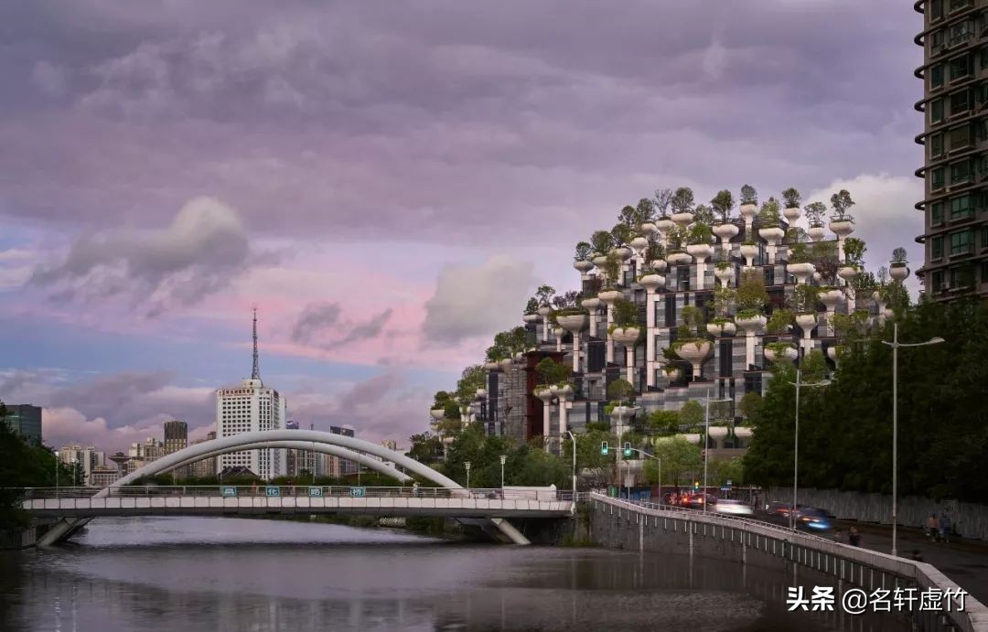 上海苏州河天安千树公园,天安千树苏州河畔空中花园