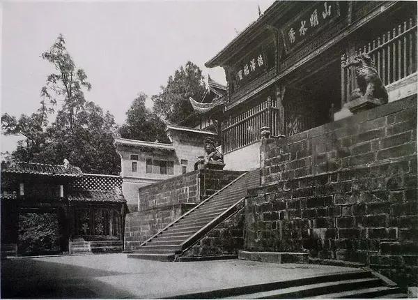 100年前中国风景建筑老照片,两亿多年前的景观