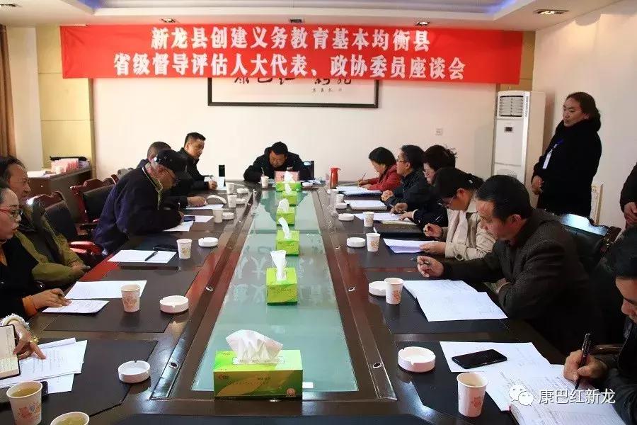 新龙县义务教育均衡发展省级督导评估正在进行时｜新龙县召开创建义务教育基本均衡县省级督导评估汇报会