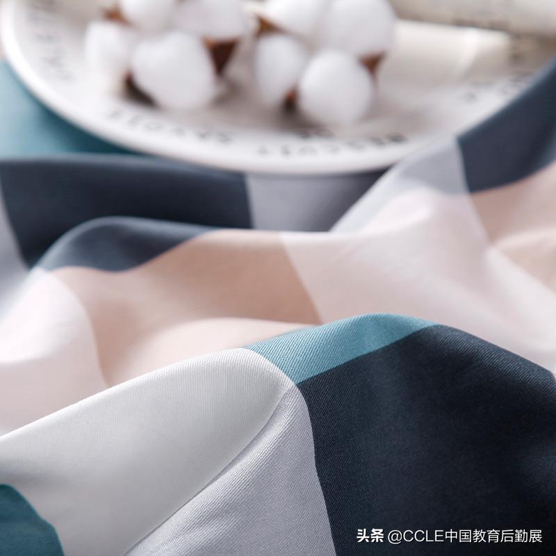 展现美好生活,柳伊携宿舍床上用品亮相CCLE中国教育后勤展览会