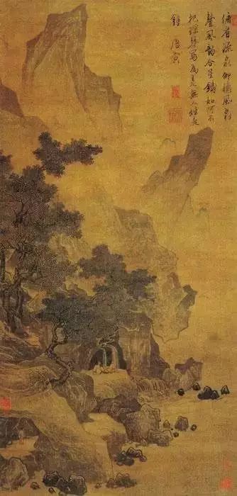 明代夏芷国画山水作品高清大图,明代100幅山水精品赏析第二辑