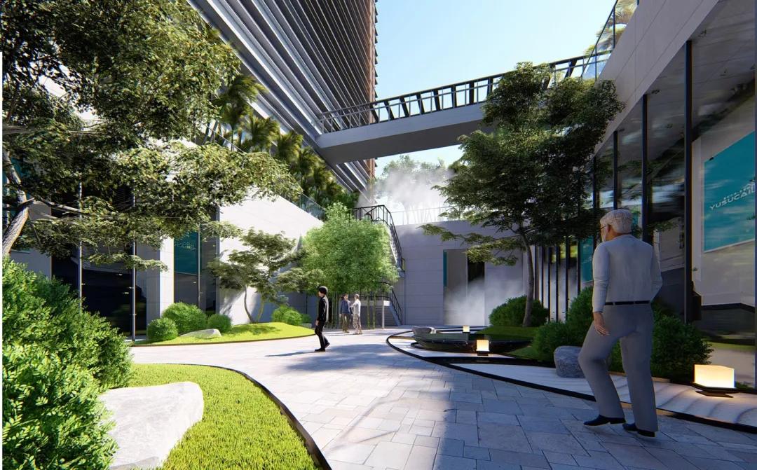 海南省中医院新院区航拍,特色鲜明的中医院