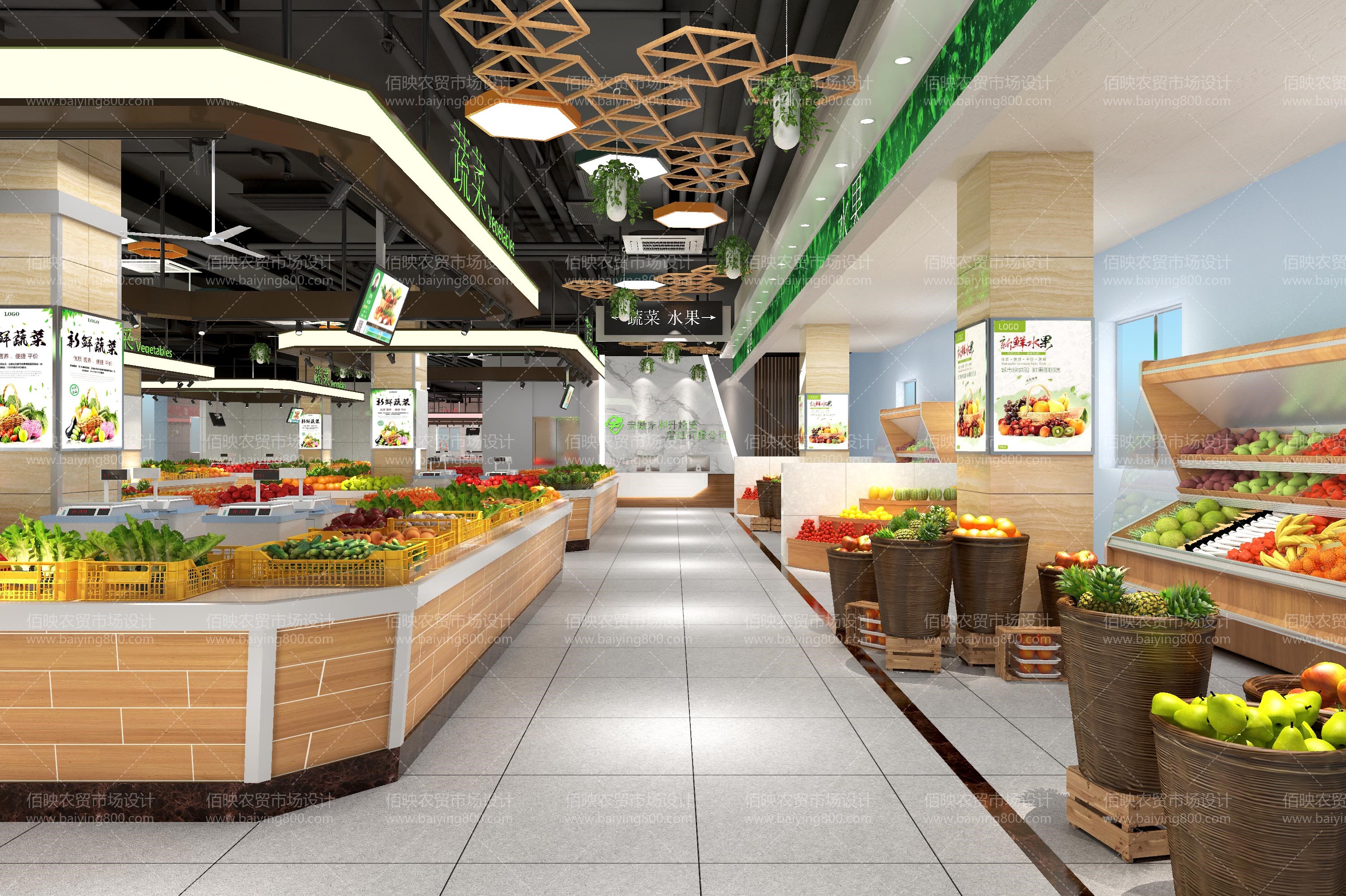 农贸市场规划设计案例,农贸市场设计效果图费用