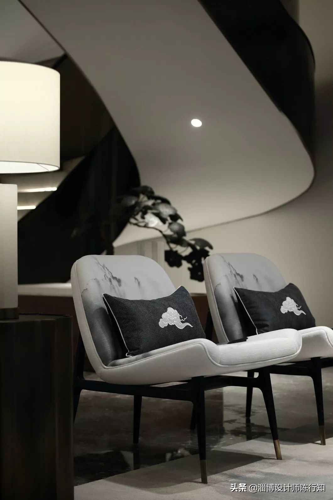 三居室新中式风格设计实景,轻奢新中式房屋设计装修风格