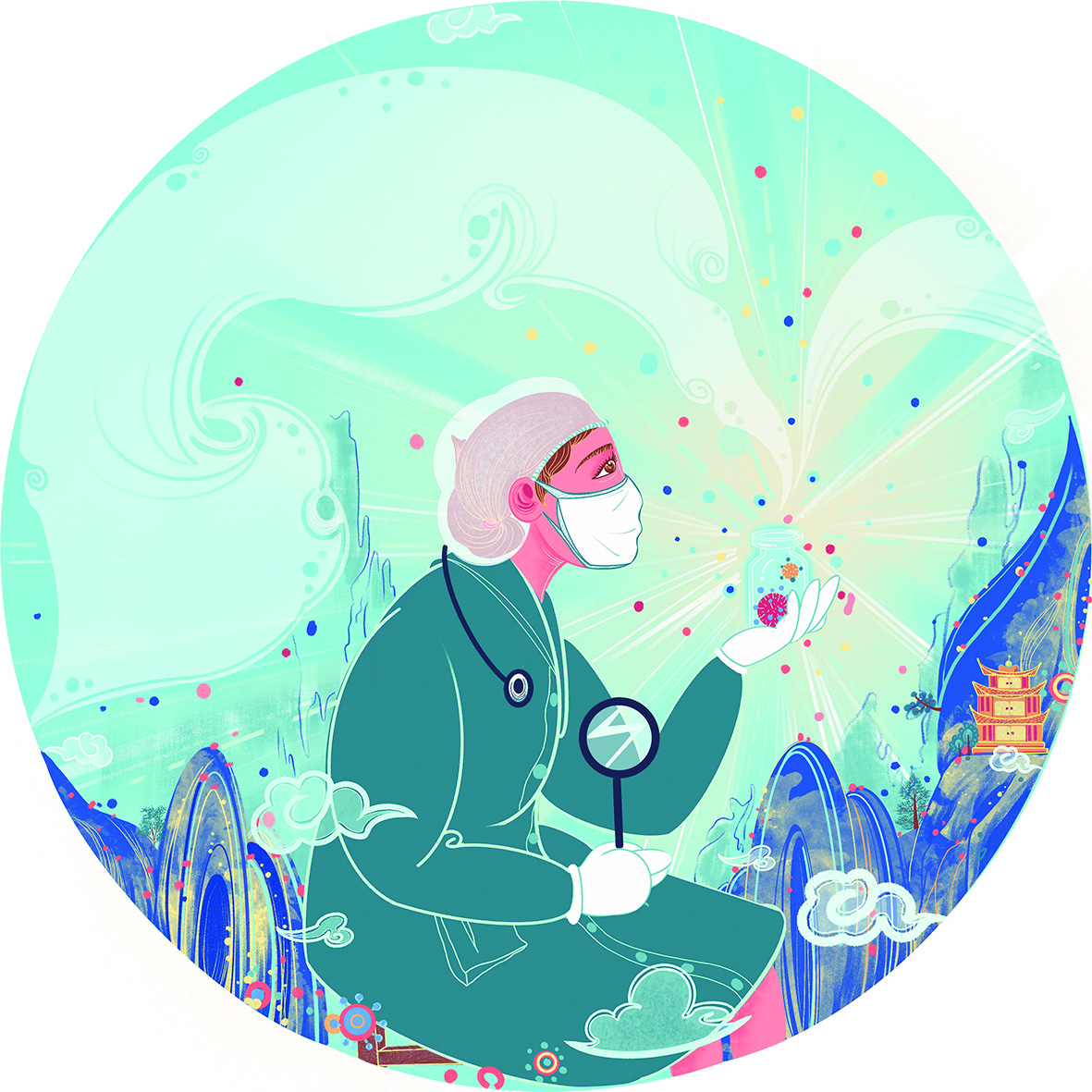 壹葉堂公益创作营:致敬平凡英雄「纪念款手表」表盘插图设计方案正式发布