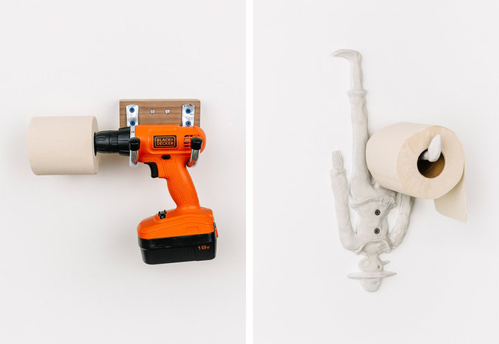 厕纸架创意,厕纸架创意搞笑