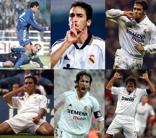 皇马队史十大球星图片,皇马七大巨星时期阵容对阵图
