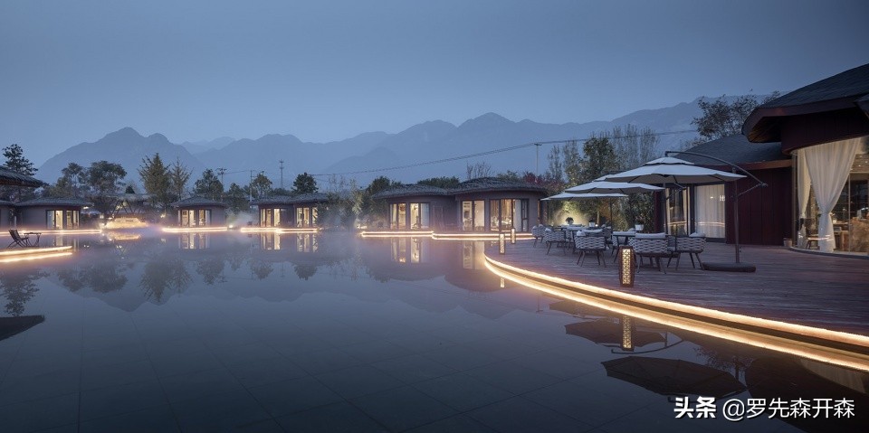 天津景区民宿设计效果图,旅游度假区民宿设计方案效果图