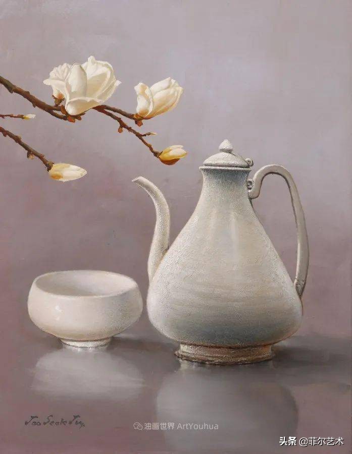 韩国画家朱世柱的作品非常出色，温暖、音乐和神秘