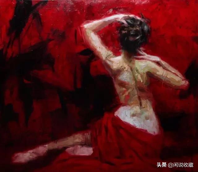 油画抽象肌理纹理,油画抽象头像