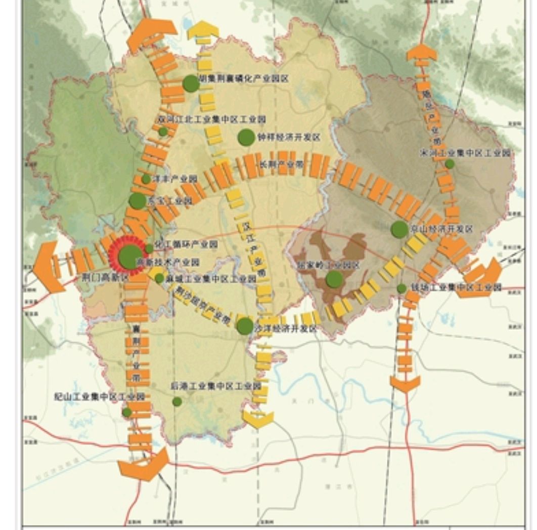 荆门中心城区是哪一块,荆门中心城区有多少个区