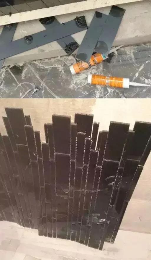 石材拼花地面铺贴过程,石材马赛克拼花