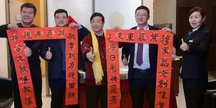 迎新年对联书法作品欣赏,迎新春书法对联大全