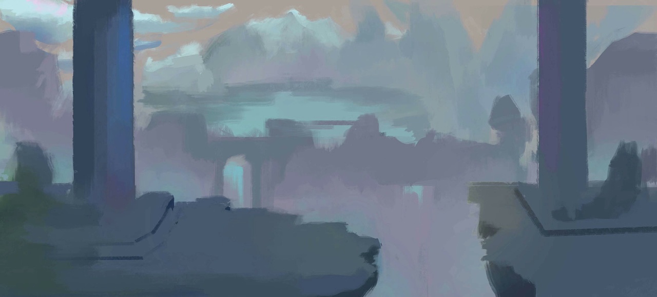 王者荣耀英雄原画横版,北极星神黛安娜横版原画