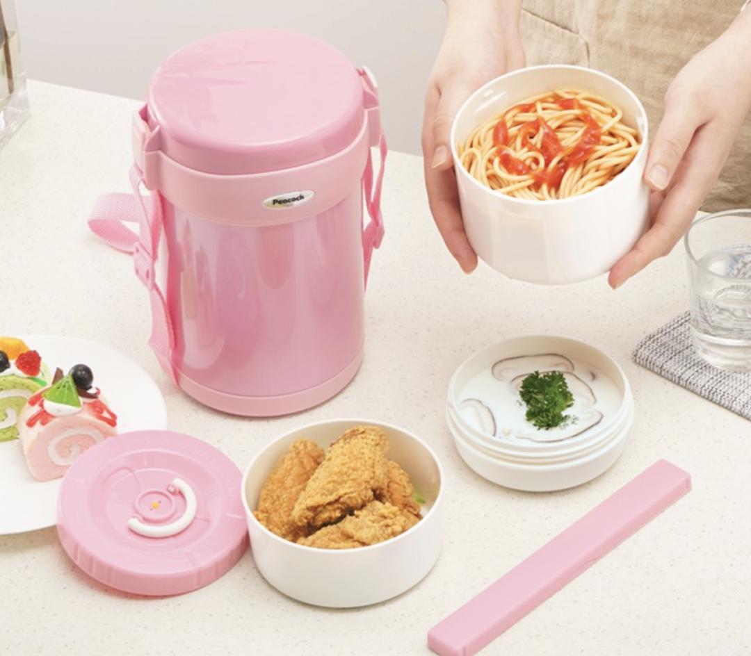 最近流行的外卖餐盒,正宗不锈钢保温餐盒