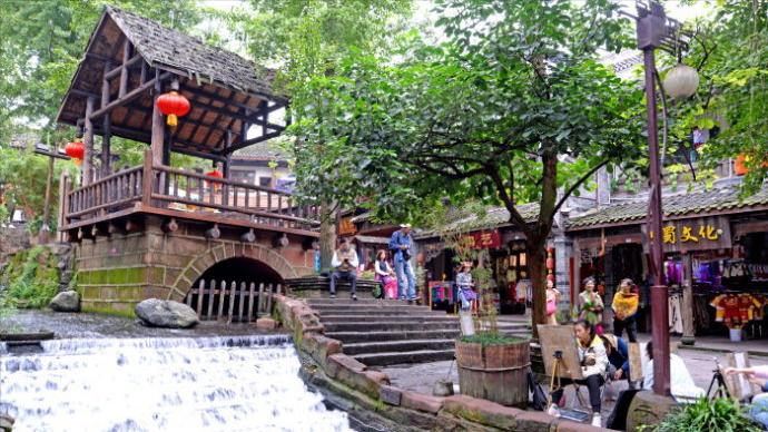 黄龙溪古镇有哪些景点,黄龙溪古镇依山傍水