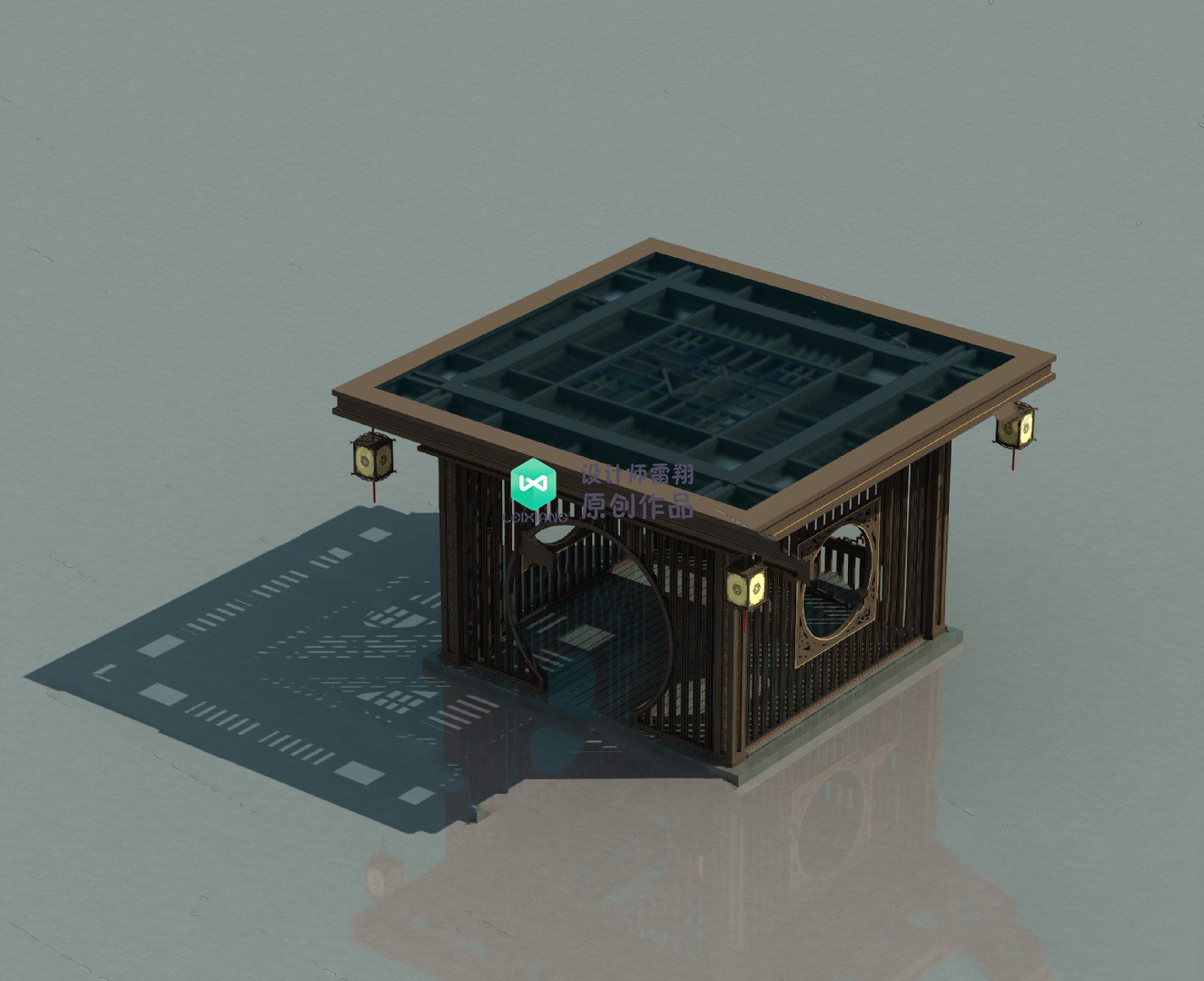 庭院凉亭设计,庭院景观凉亭制作过程