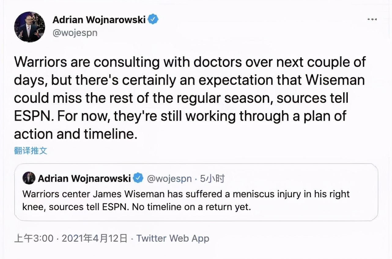 勇士伤病员复出,勇士这两年来经历的伤病