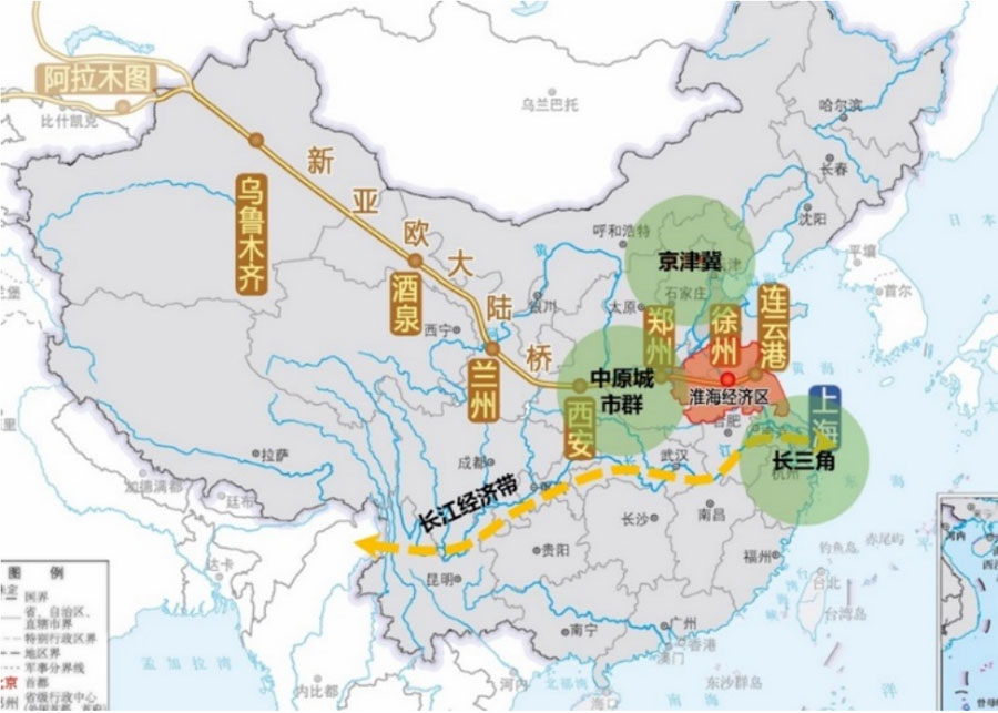 长三角一体化徐州北翼,长三角一体化徐州规划图