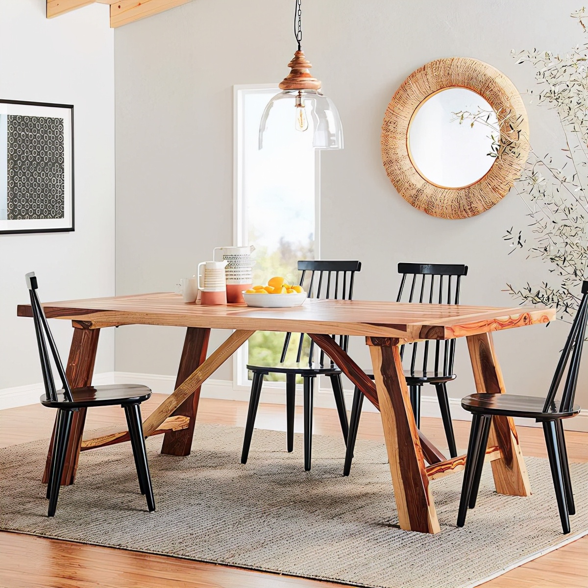 手工打造岩板餐桌,农村自己动手做餐桌