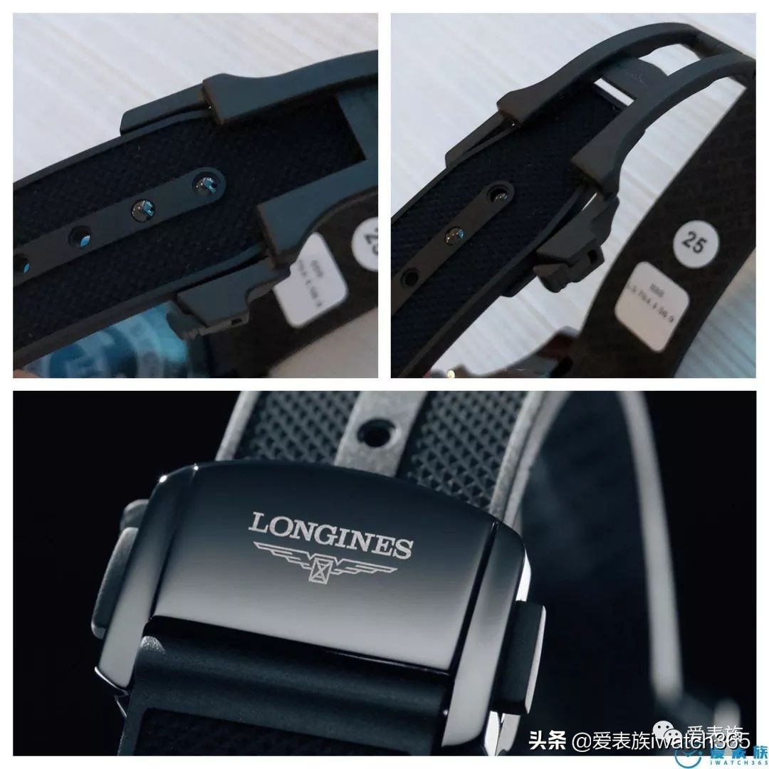 浪琴康卡斯二手陶瓷全黑,高档商务男表黑科技全陶瓷表