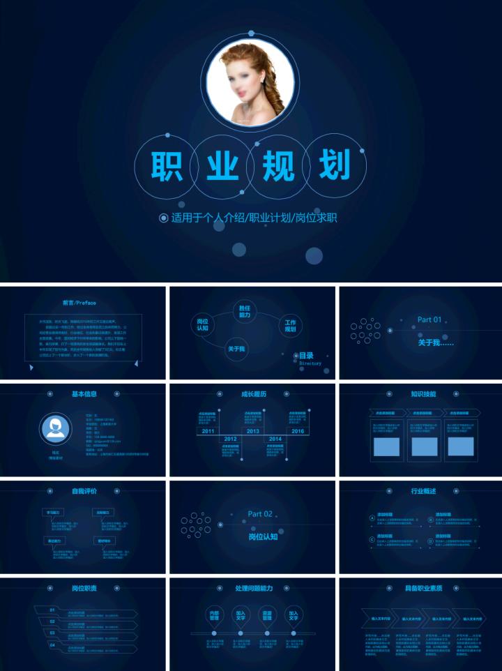 员工职业生涯规划培训教材ppt,大学生职业生涯规划PPT模板成品