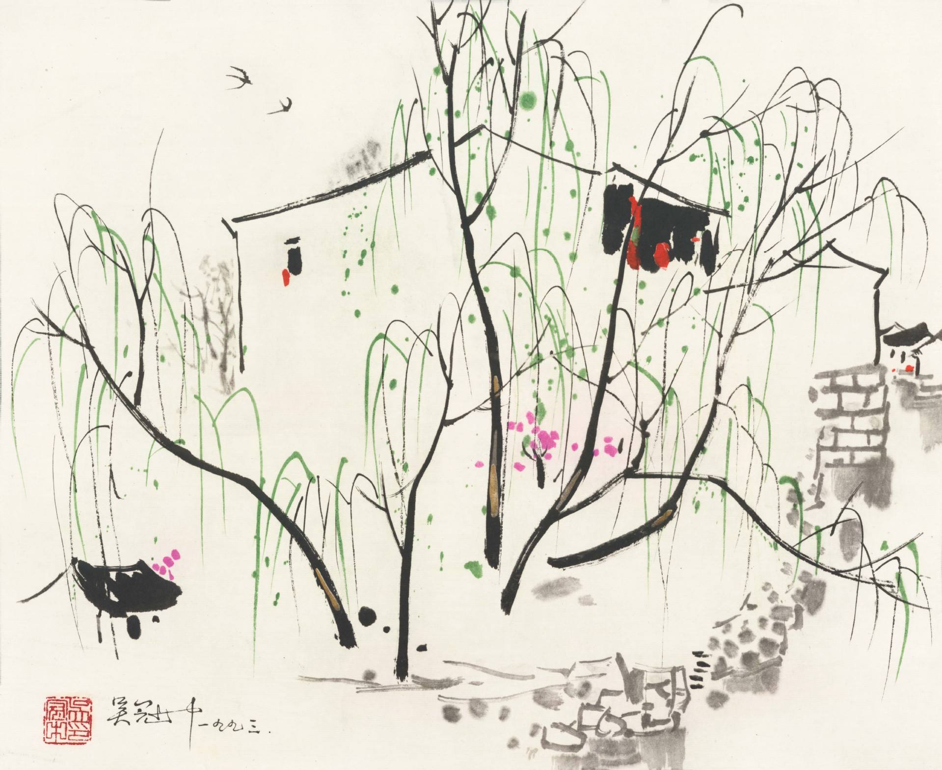 一幅绝美的水墨画,十大绝美水墨山水画