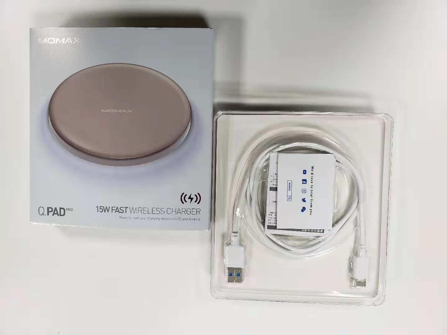 momax无线充电,momax苹果18w快充