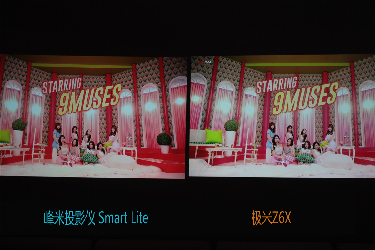 小米投影仪1代对比峰米smart,小米全色激光投影对比极米